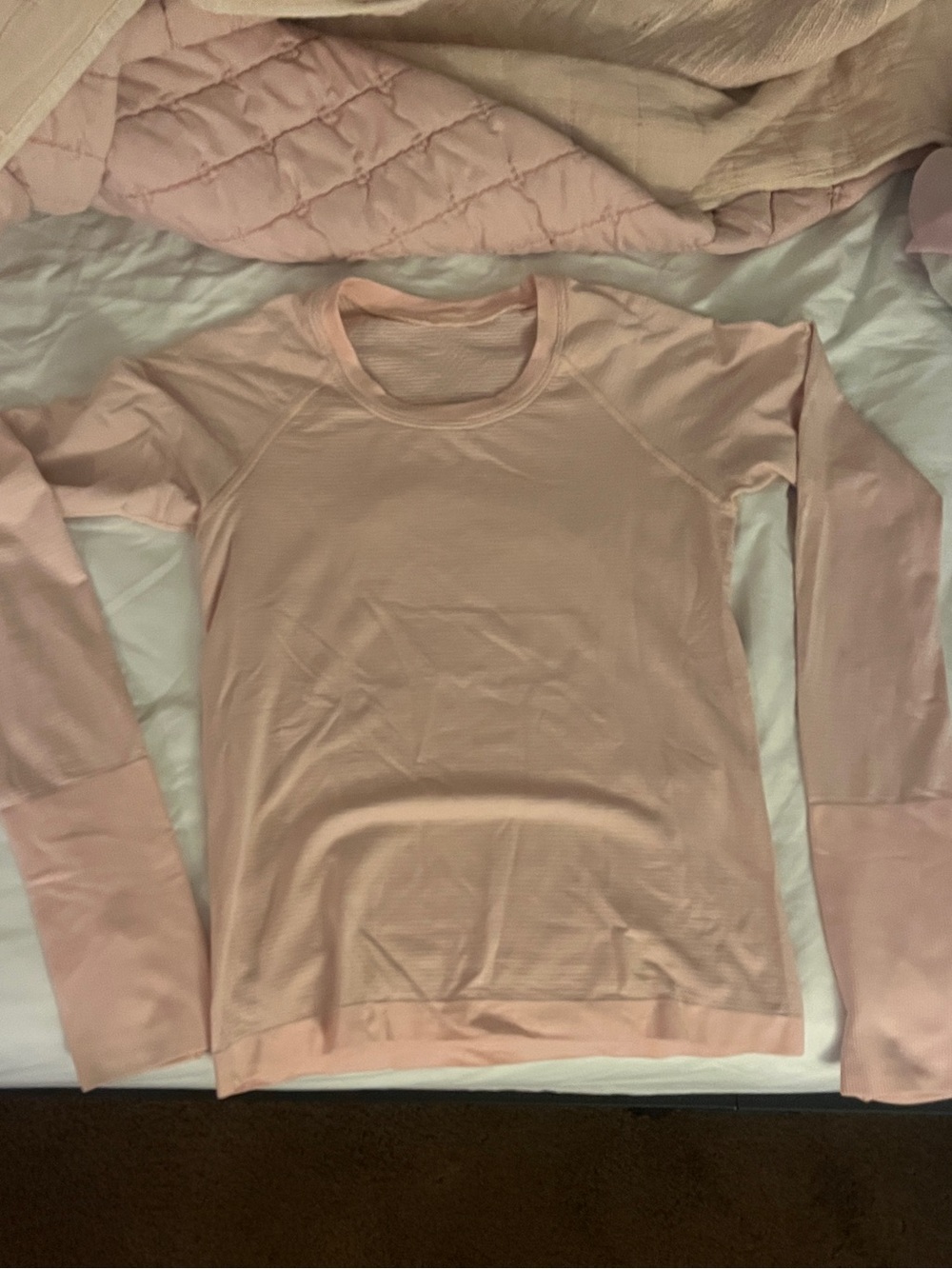 Lululemon Pink Long Sleeve Top